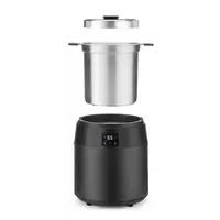 Soepketel zonder water | 10 L | Digitaal | Zwart | ø330x(H)398 mm