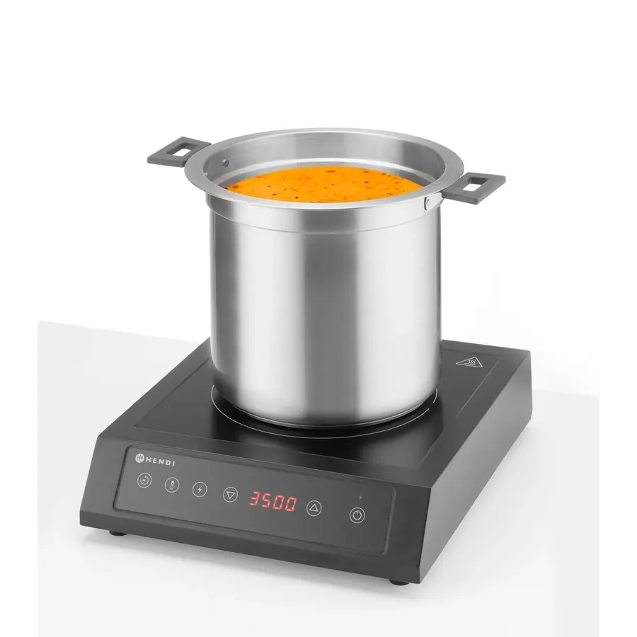 Suppenkessel ohne Wasser | 10 l | Digital | Schwarz | ø330 x (H)398 mm