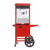Hendi Popcornmachine met kar | 150 g per cyclus | Verlicht |  940x510x(H)1553 mm