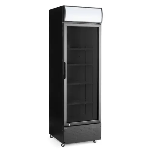  Hendi Backbar refrigerator with glass door | black | 254 L | 578x605x(H)1980 mm 