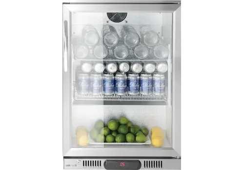 Hendi Backbar koelkast met glazen deur | 530x500x(H)840 mm | 3 planken | LED 