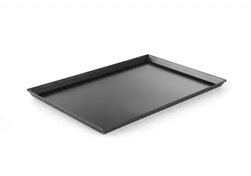  Hendi Rechteckige Pizzapfanne | Blauer Stahl | 600 x 400 x 25 mm 