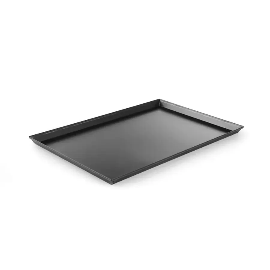 Rectangular pizza pan | Blue steel | 600x400x25 mm