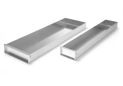  Hendi Backform | Abnehmbare Seitenwand | bis 220 °C | 580 x 100 x (H) 50 mm | 2 Größen 