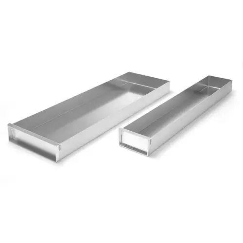  Hendi Baking tin | Removable side panel | up to 220 °C | 580x100x(H)50 | 2 sizes 