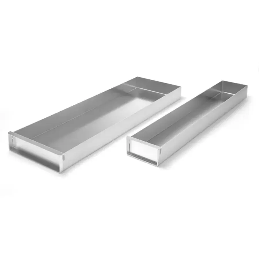 Moule à pâtisserie | Panneau latéral amovible | Jusqu'à 220 °C | 580 x 100 x (H) 50 mm | 2 tailles