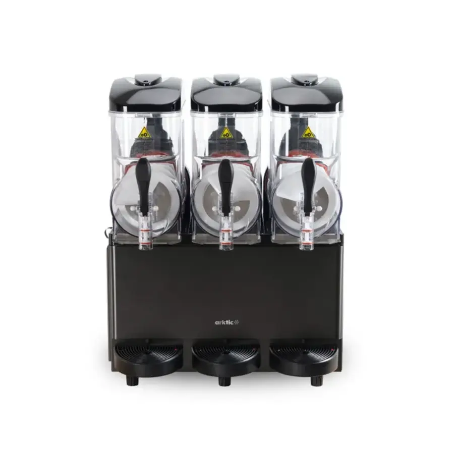 Slush machine | 3 x 12L | between -10°C and -2°C | 610×490×775 mm