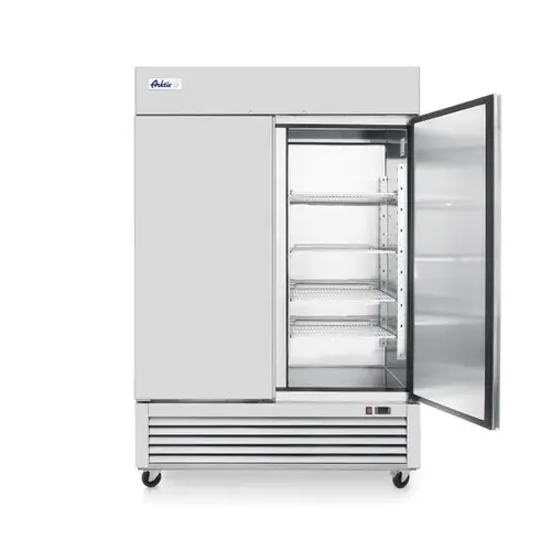  HorecaTraders Kühlschrank | 1300 l | GN 1/2 | 320 W | -5 bis +5 °C | 138,2 x 80 x 210 cm (H) 