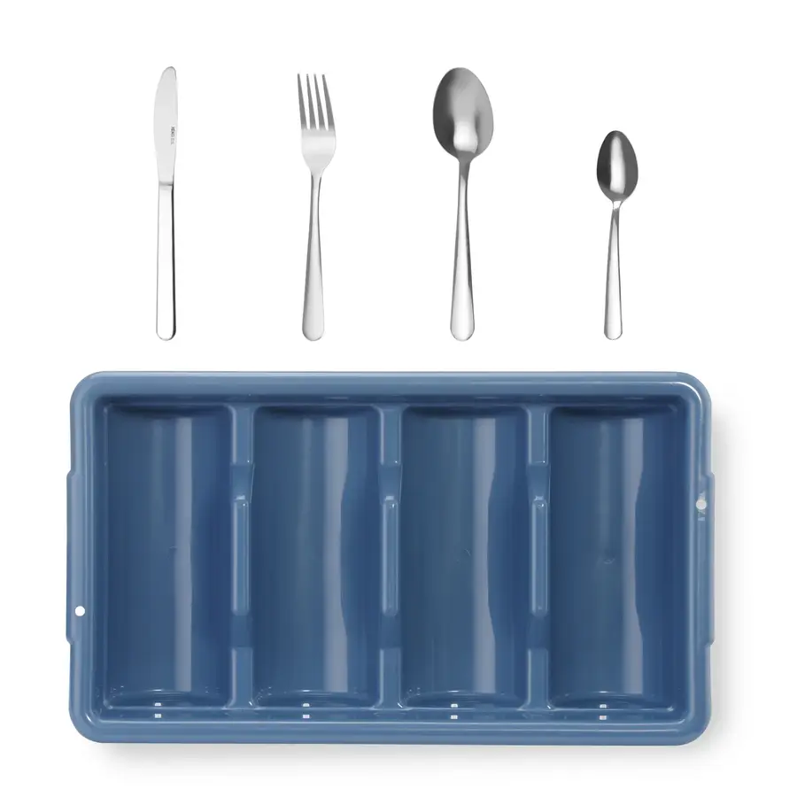 Cutlery set | 200 pieces | 18/0 stainless steel | Includes cutlery tray | Dishwasher safe