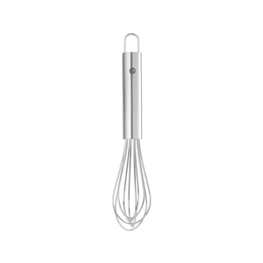 whisk | stainless steel | 16x1.4cm | hanging loop | 5-wire