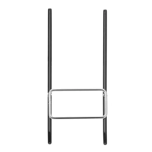  HorecaTraders Lid holder | Stainless steel | Non-slip | 22.4 x 5.2 x (H) 10.5 cm 