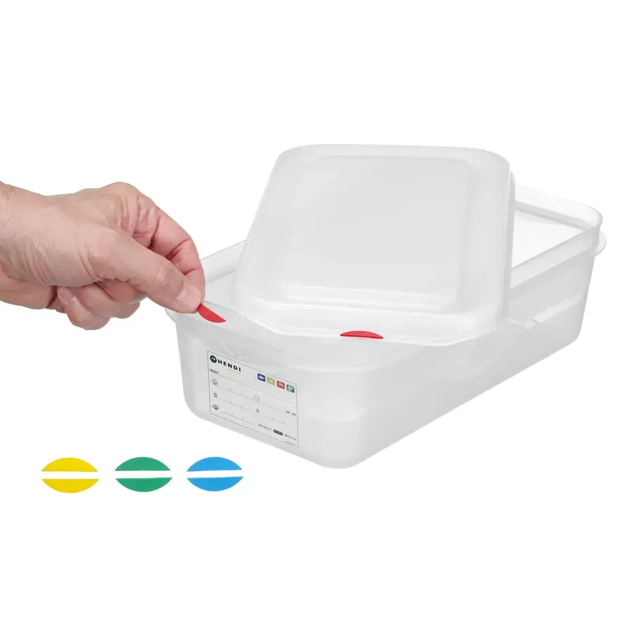 Container with lid | GN 1/4 | stackable | various sizes