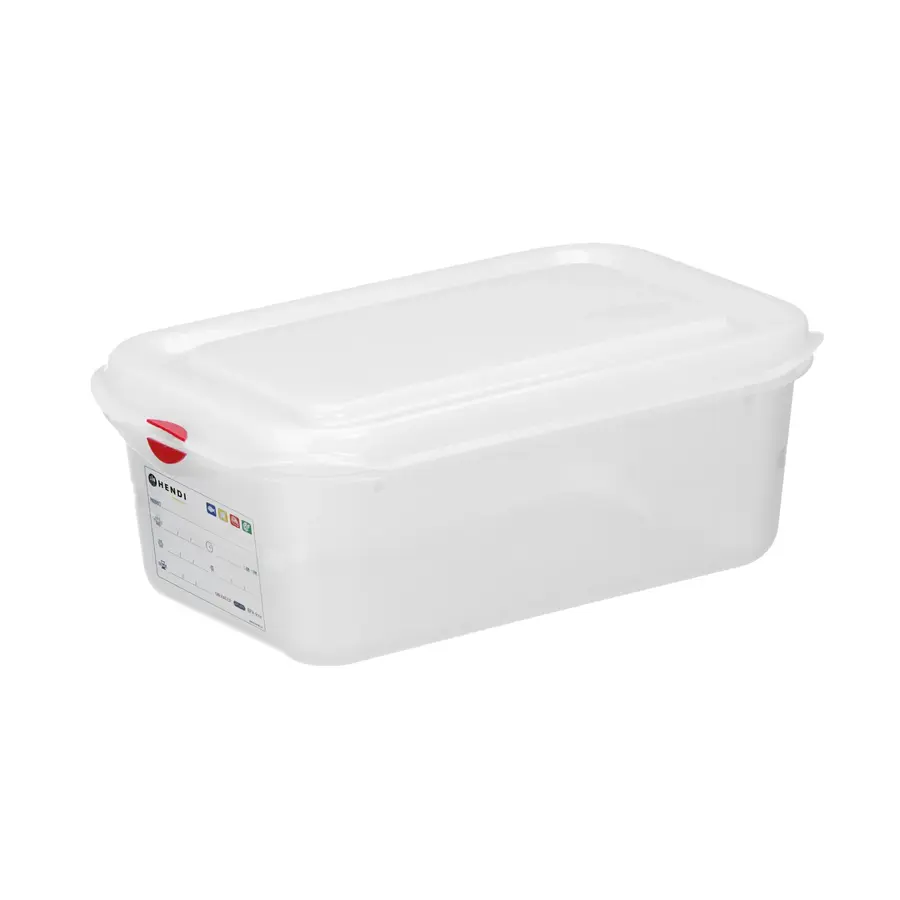 Container with lid | GN 1/4 | stackable | various sizes