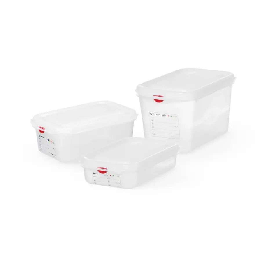 Container with lid | GN 1/4 | stackable | various sizes
