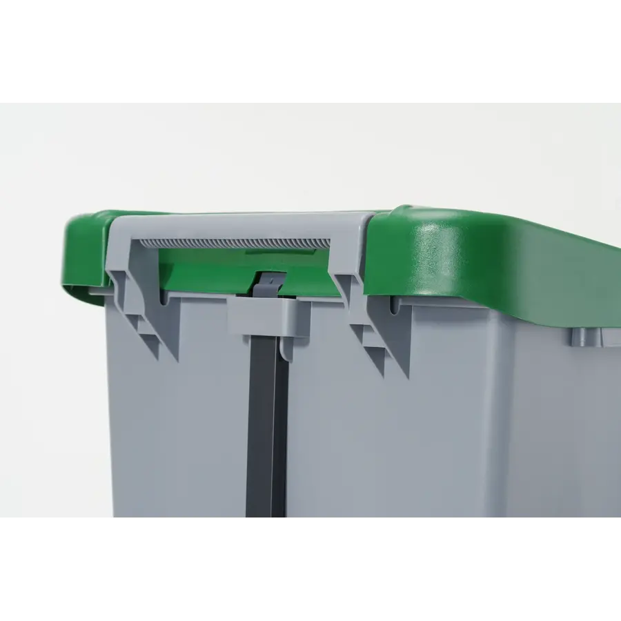 Poubelle | Gris clair | 120 L | 51 x 42,5 x (H) 87,5