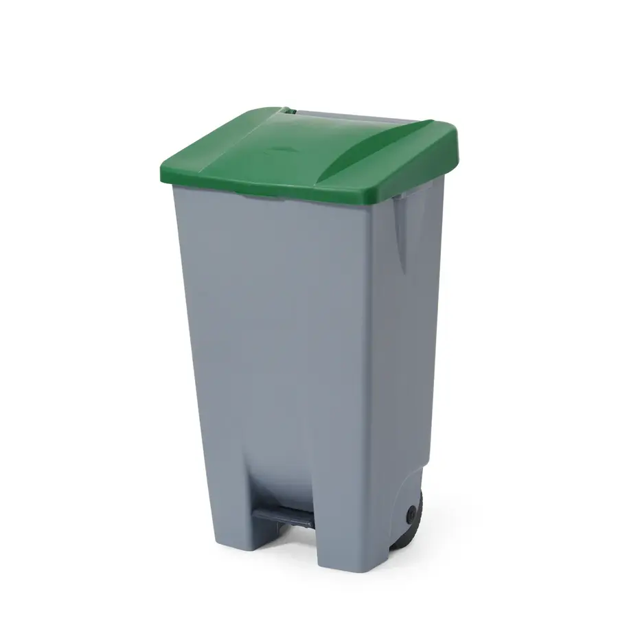 Afvalbak | Lichtgrijs | 120L | 51x42,5x(H)87,5