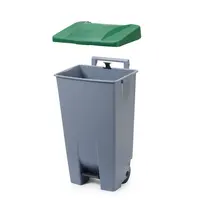 Abfalleimer | Hellgrau | 120 l | 51 x 42,5 x (H) 87,5