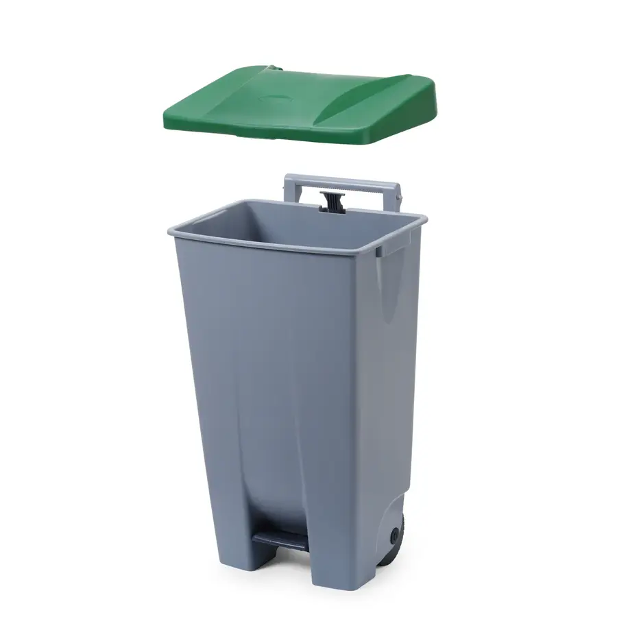 Waste bin | Light gray | 120L | 51x42.5x(H)87.5