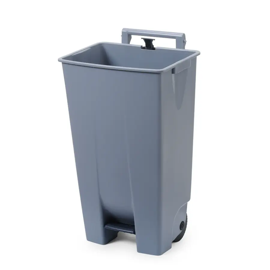 Poubelle | Gris clair | 120 L | 51 x 42,5 x (H) 87,5