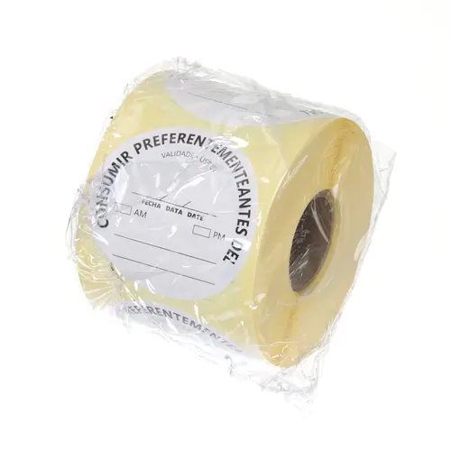  HorecaTraders Voedselveiligheidsstickers | Zelfklevend | “GEBRUIKEN TOT” | 500 stuks 