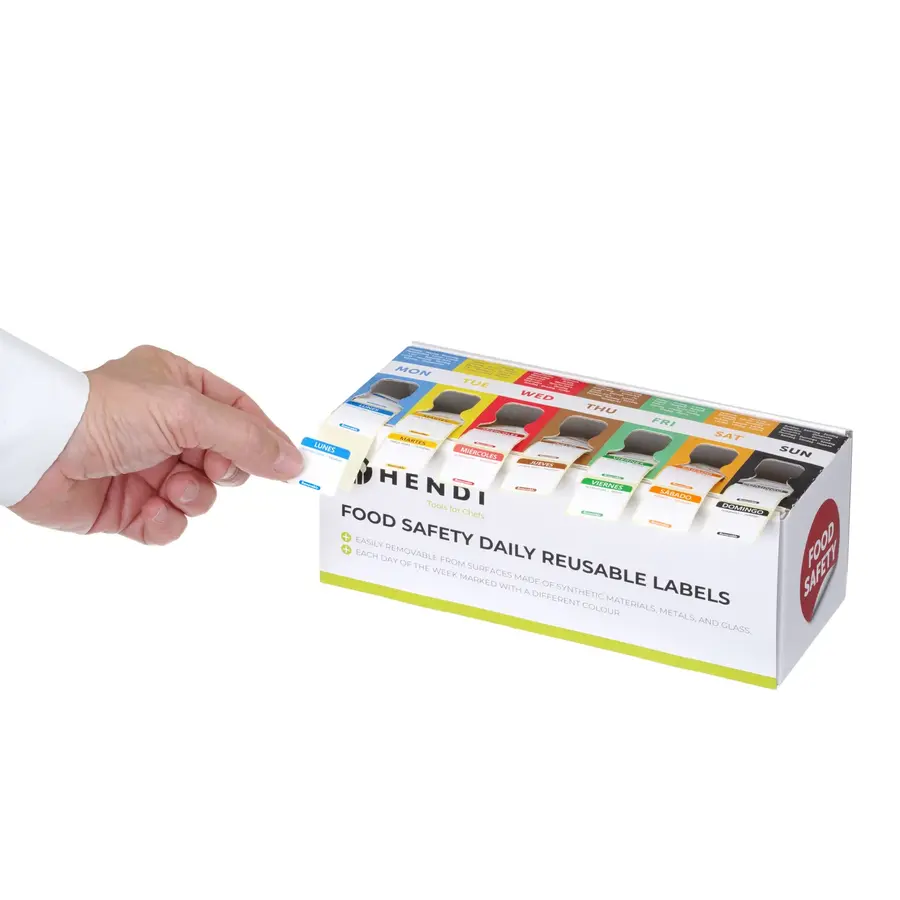 Voedselveiligheid sticker | Met dispenser | Eenvoudig | 7000 stickers