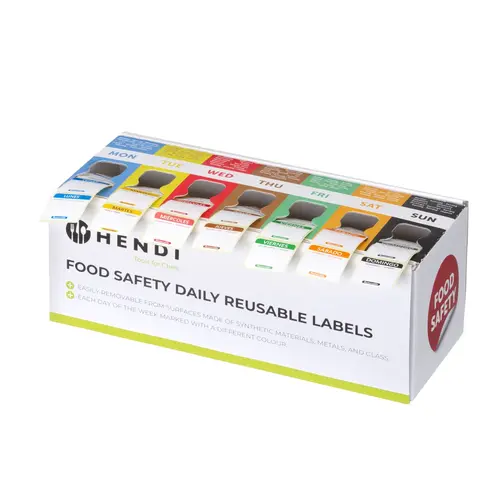  HorecaTraders Food safety sticker | With dispenser | Easy | 7000 stickers 