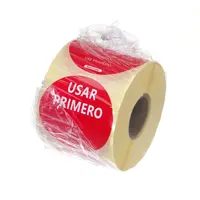 Étiquettes de sécurité alimentaire | PREMIÈRE UTILISATION | 500 étiquettes