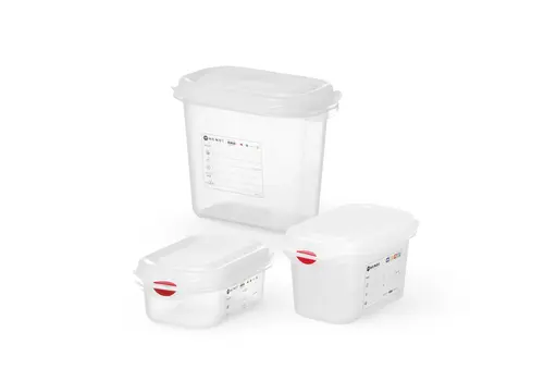 HorecaTraders Container GN 1/9 | Polypropylene | 3 sizes 