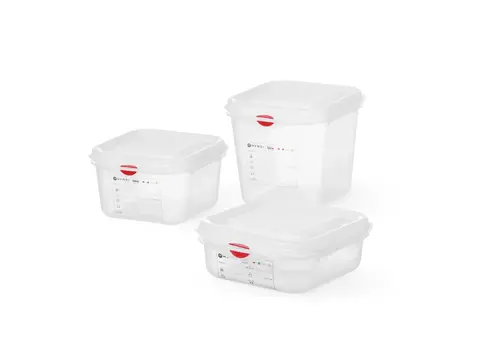  HorecaTraders Container GN 1/6 | Polypropyleen | 3 formaten 