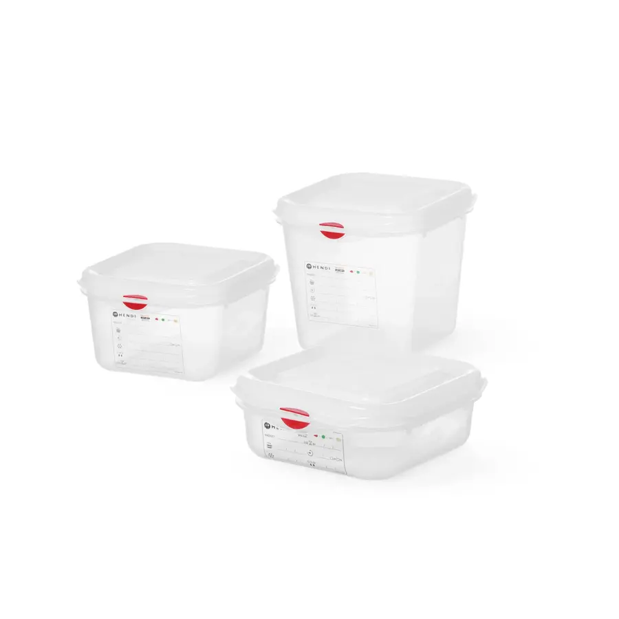 Container GN 1/6 | Polypropyleen | 3 formaten