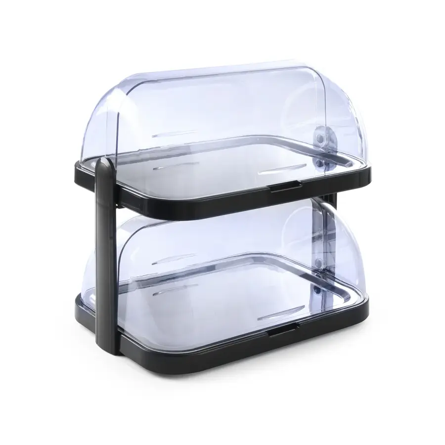 Koeldisplay | Met rolltop | Dubbel | 4 koelelementen | 44x32x(H)44cm