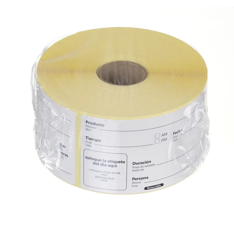 Étiquettes de date de péremption | Simples | 10 x 5 cm | 500 étiquettes
