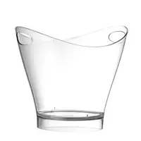Wine and champagne cooler | Crystal clear | SAN plastic | (h)26cm