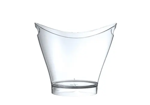  HorecaTraders Refroidisseur à vin et à champagne | Transparent | Plastique SAN | Hauteur : 26 cm 
