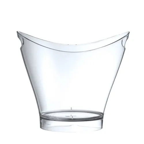  HorecaTraders Wine and champagne cooler | Crystal clear | SAN plastic | (h)26cm 