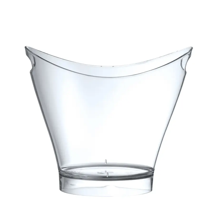 Wein- und Champagnerkühler | Kristallklar | SAN-Kunststoff | (H) 26 cm