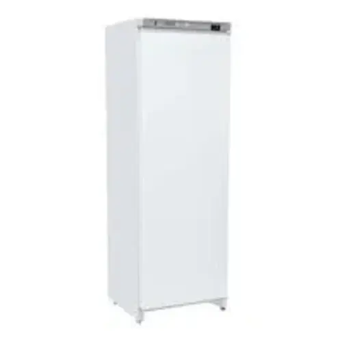  HorecaTraders Gefrierschrank | Gehäuse aus weiß lackiertem Stahl | 2 Füße | Ablagefläche | 60 x 64,6 x (H) 187,5 cm 