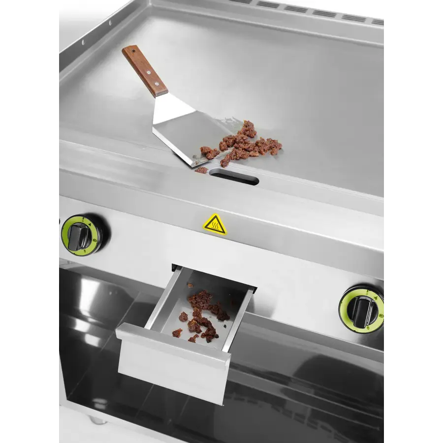 Plaque de cuisson | Lisse | Gaz | Sur meuble bas | 3 côtés fermés | 80 x 70 x (h) 90 cm