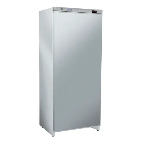  HorecaTraders Kühlschrank | Edelstahlgehäuse | Verstellbare Ablagen | 77,5 x 76,9 x (H) 190 cm 