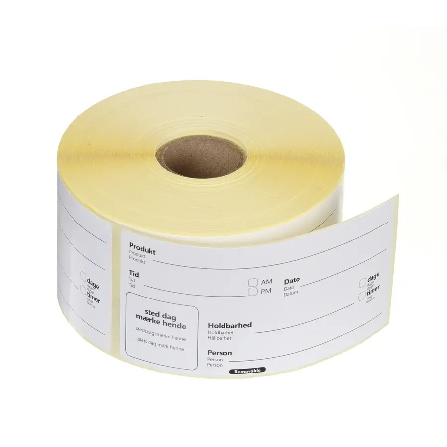 Mindestens haltbar bis-Aufkleber | Schlicht | HACCP-konform | 10 x 5 cm | 500 Aufkleber