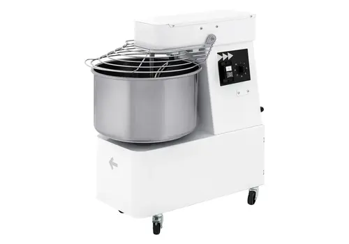  HorecaTraders Spiralmixer | Mit festem Rührbehälter | 22 l | 2 Geschwindigkeitsstufen | Timer | 38,5 x 67 x (H) 72,5 cm 