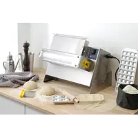 Dough roller | Electric | Stainless steel | 2 sets of rollers | 48x33.5x(h)43cm