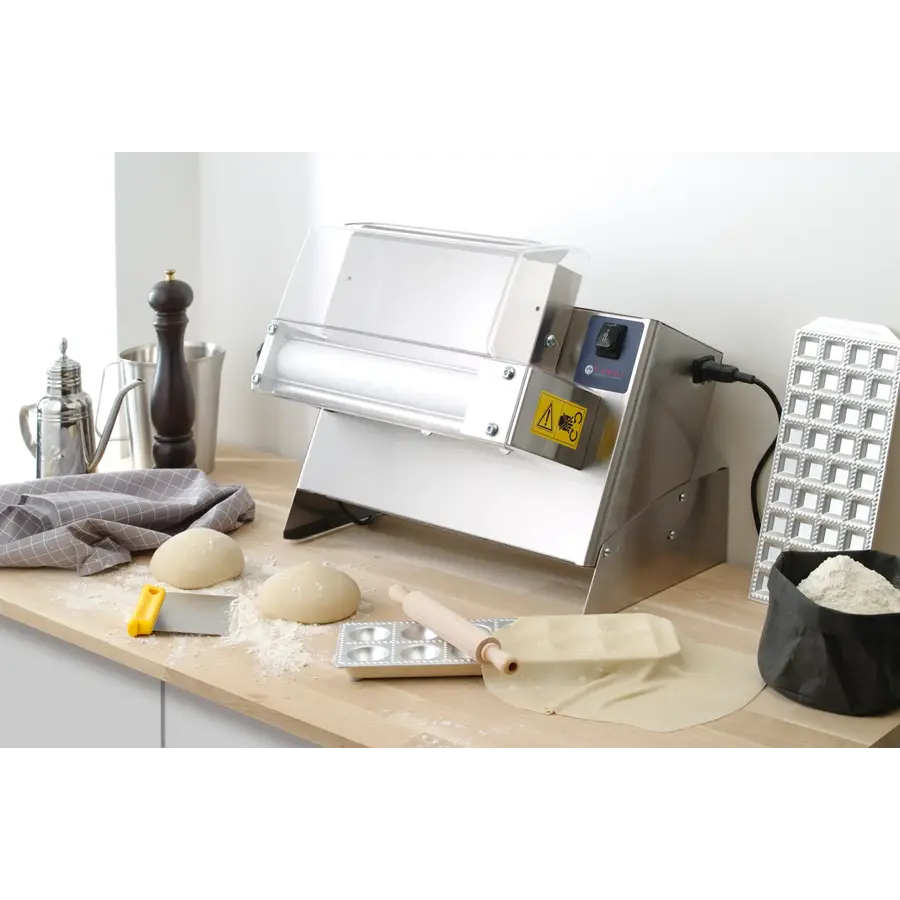 Deegroller | Elektrische | RVS | 2 sets rollers | 48x33,5x(h)43cm