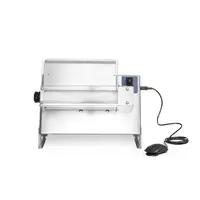 Dough roller | Electric | Stainless steel | 2 sets of rollers | 48x33.5x(h)43cm