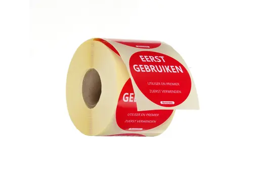  HorecaTraders Voedselveiligheid sticker | EERST GEBRUIKEN | 500 stickers | Nederlands 