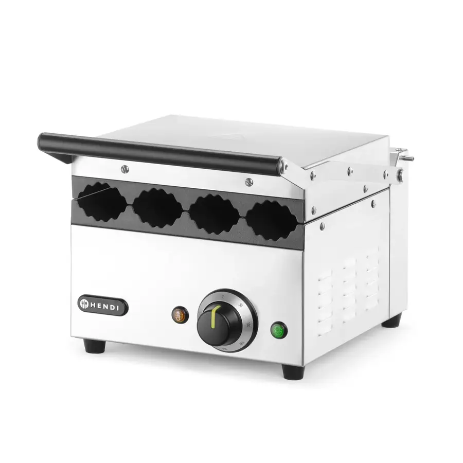 Kontaktgrill | Hotdogs und Wraps | 385 x 285 x (H) 254 mm | 300 °C | Edelstahl