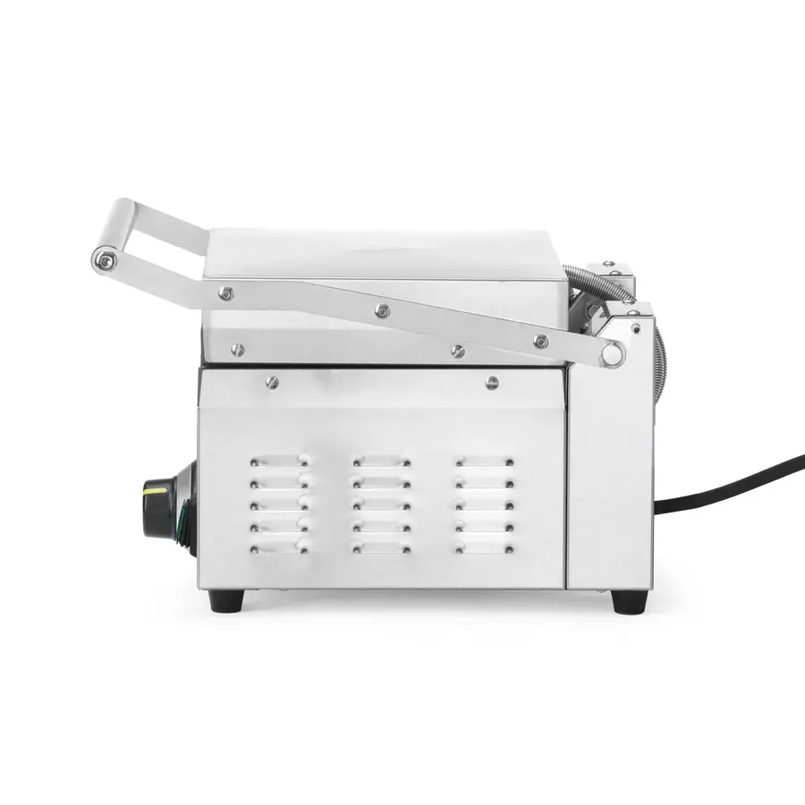 Contact grill | hot dogs and wraps | 385x285x (H) 254 | 300°C | Stainless steel