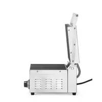 Contact grill | hot dogs and wraps | 385x285x (H) 254 | 300°C | Stainless steel