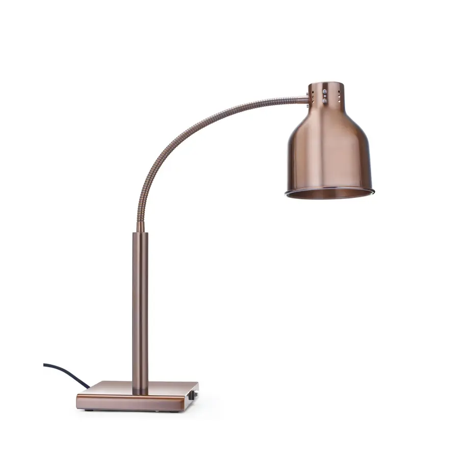 Flexible heat lamp | copper color | 250 W | 268x203x(H)660 mm