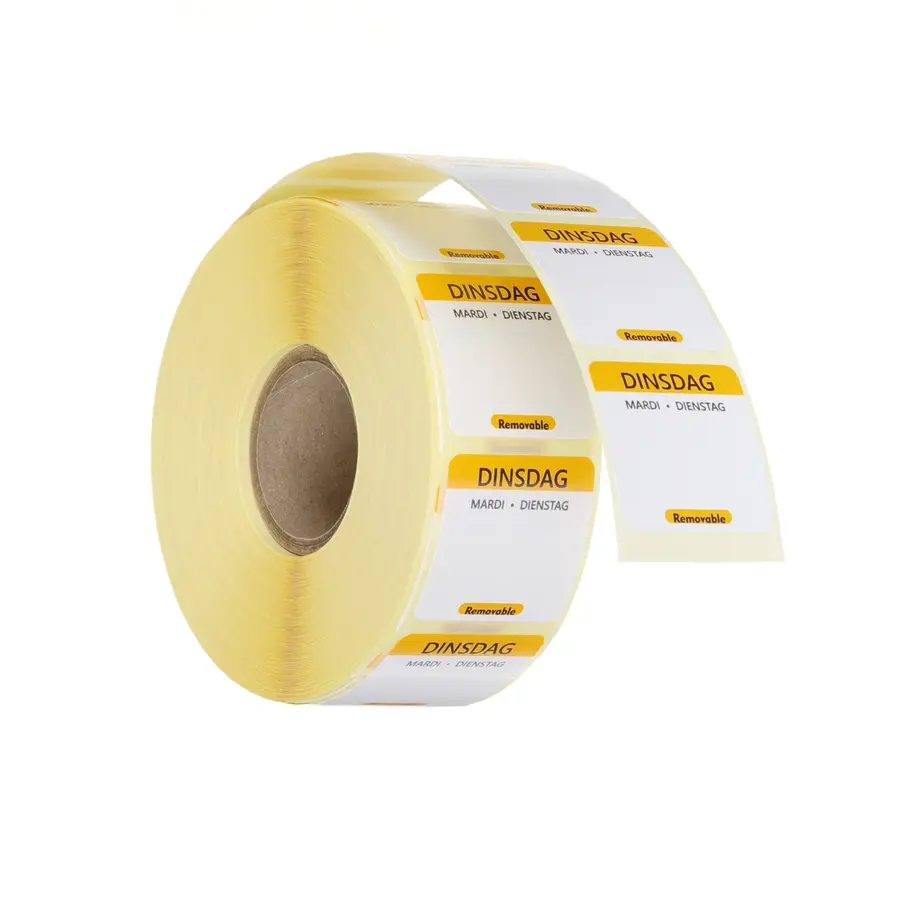 Food Safety Sticker | 500 stickers | Dutch | Choose from 7 days